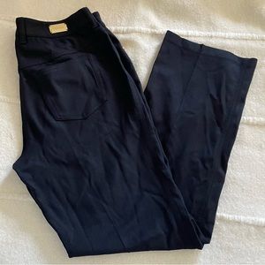 Escada | Black Straight Leg Wool Trousers